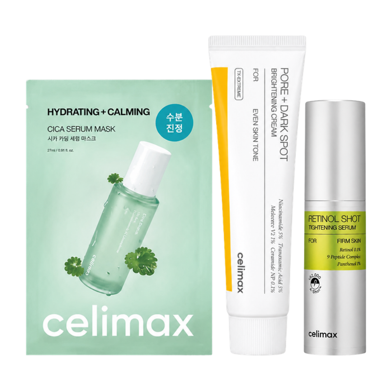 Celimax Kit – Pori, Macchie e Retinolo in 3 Prodotti