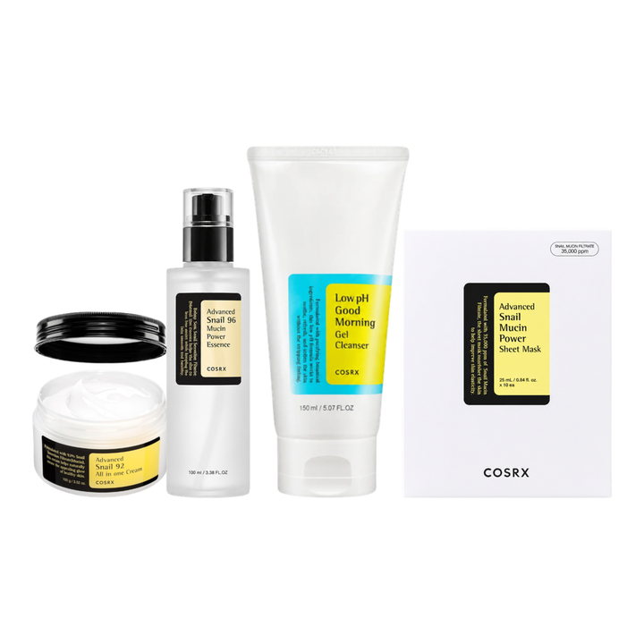 COSRX Kit Snail – Ripara e Idrata in 4 Prodotti