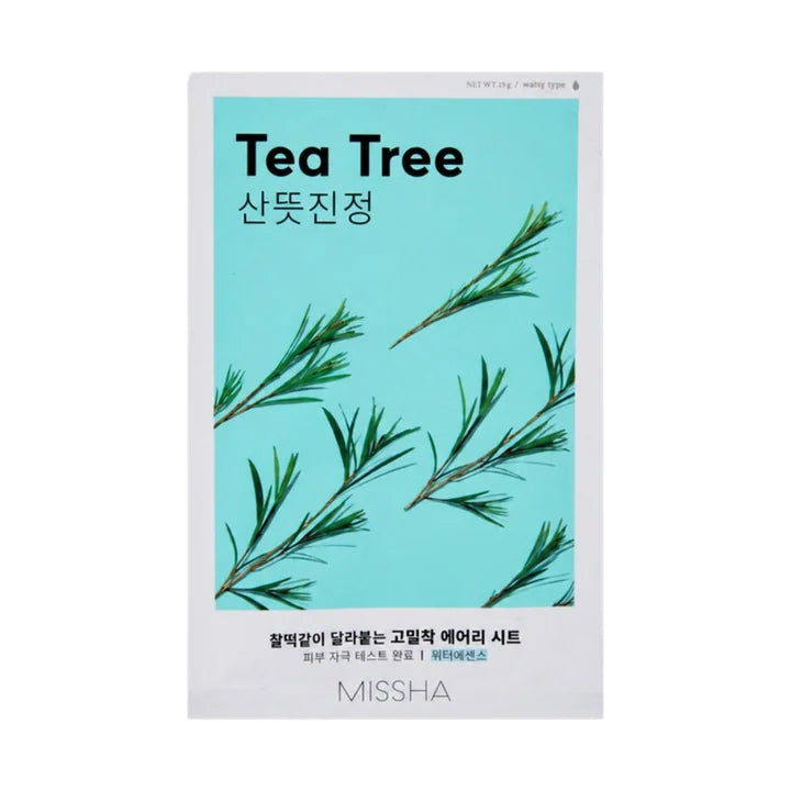 Missha Airy Fit Sheet Mask Tea Tree – Purifying Facial Mask 19g