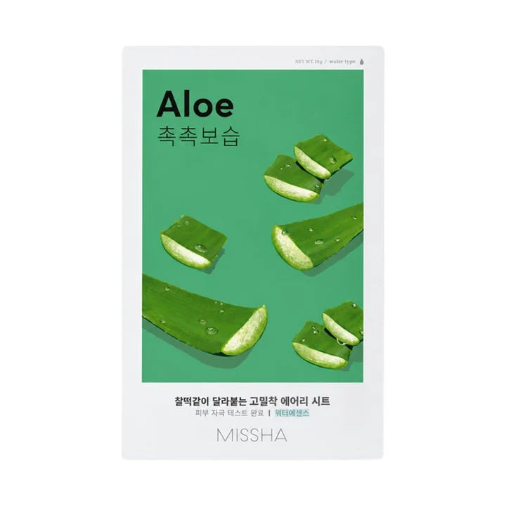 Missha Airy Fit Sheet Mask Aloe – Hydrating Face Mask 19g