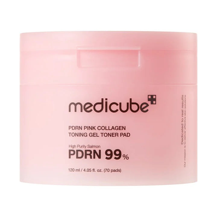 Medicube PDRN Pink Collagen Toning Gel Toner Pad – Toning Pads 70 pcs