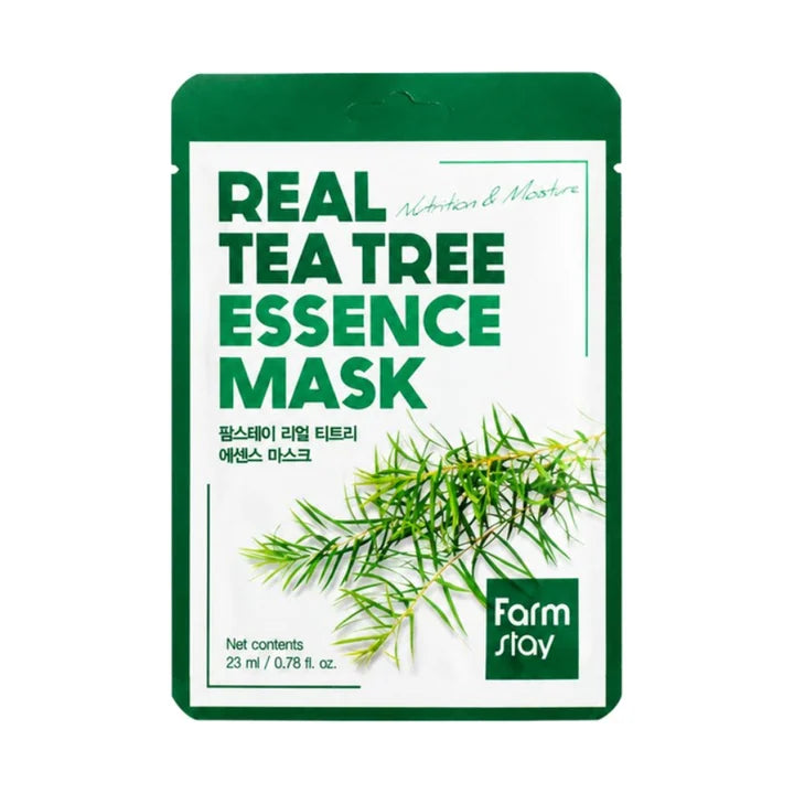 Farmstay Real Tea Tree Essence Mask – Purifying Face Mask 23ml