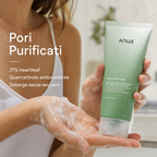 Anua Heartleaf Pore Cleansing Foam - Detergente Anti-Pori 150ml - immagine lifestyle