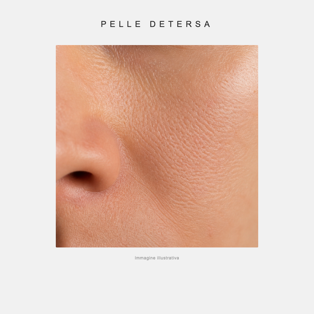 Pelle detersa - immagine illustrativa