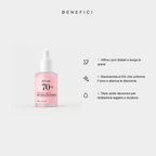 Anua Peach 70% Niacinamide Serum - benefici principali