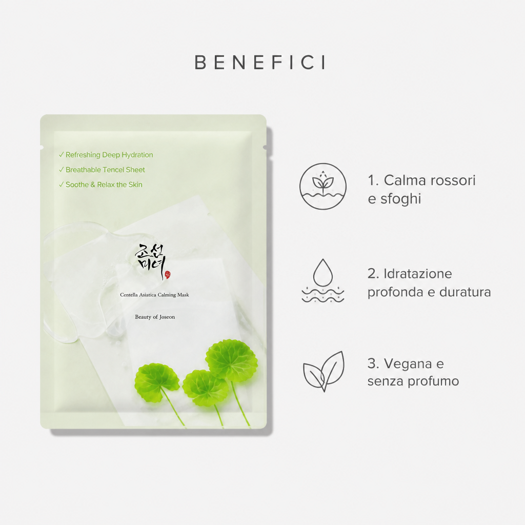 Benefici: calma rossori e sfoghi, idratazione profonda, vegana e senza profumo
