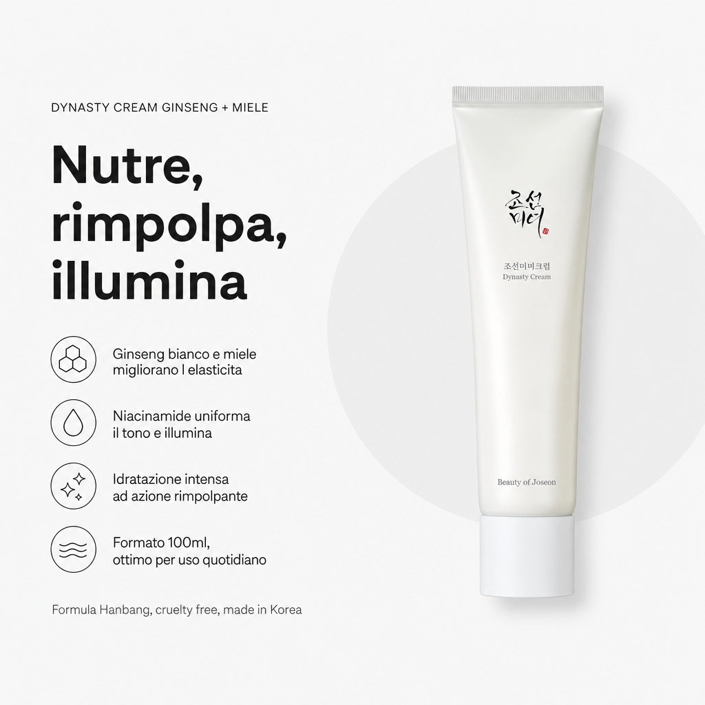 Beauty of Joseon Dynasty Cream - Crema Idratante 100ml - benefici principali