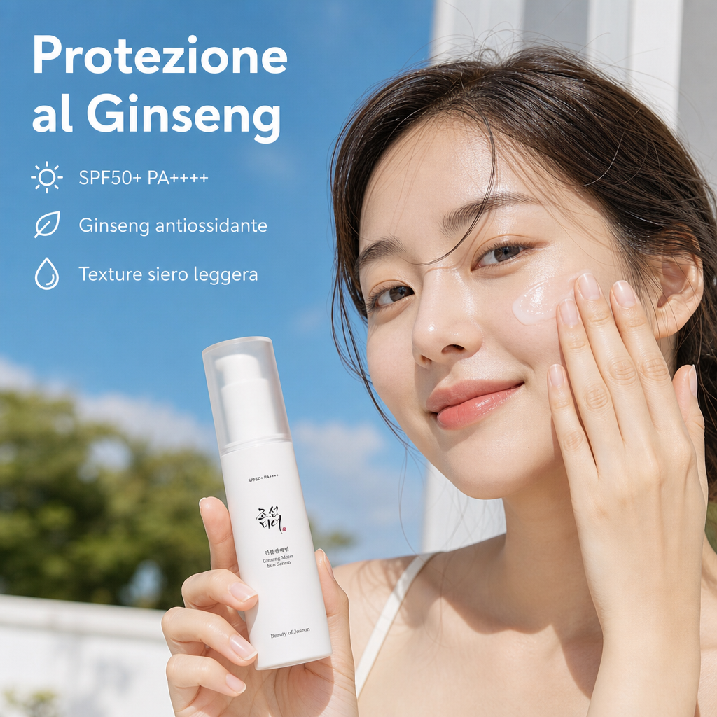 Beauty of Joseon Ginseng Sun Serum SPF50+ - Siero Solare 50ml - immagine lifestyle