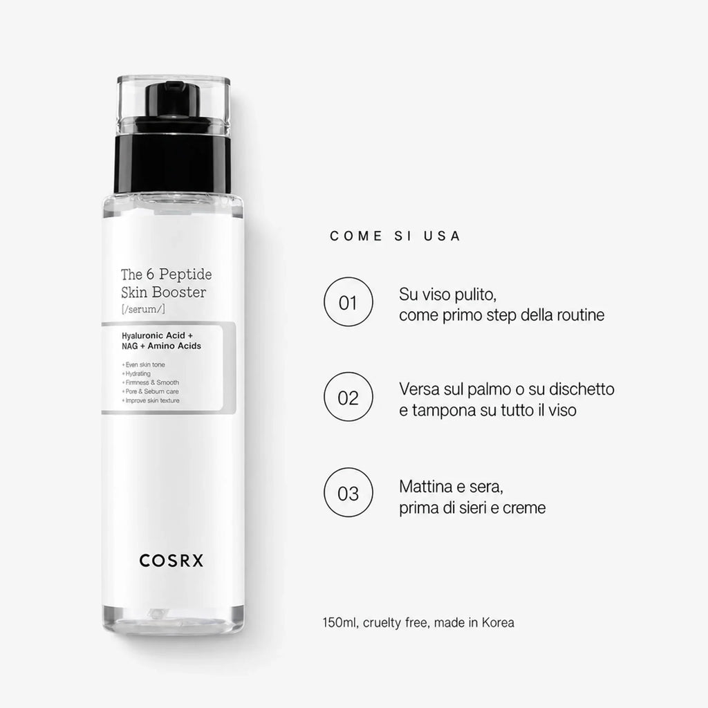 COSRX 6 Peptide Skin Booster - Siero Rassodante 150ml - foto 3