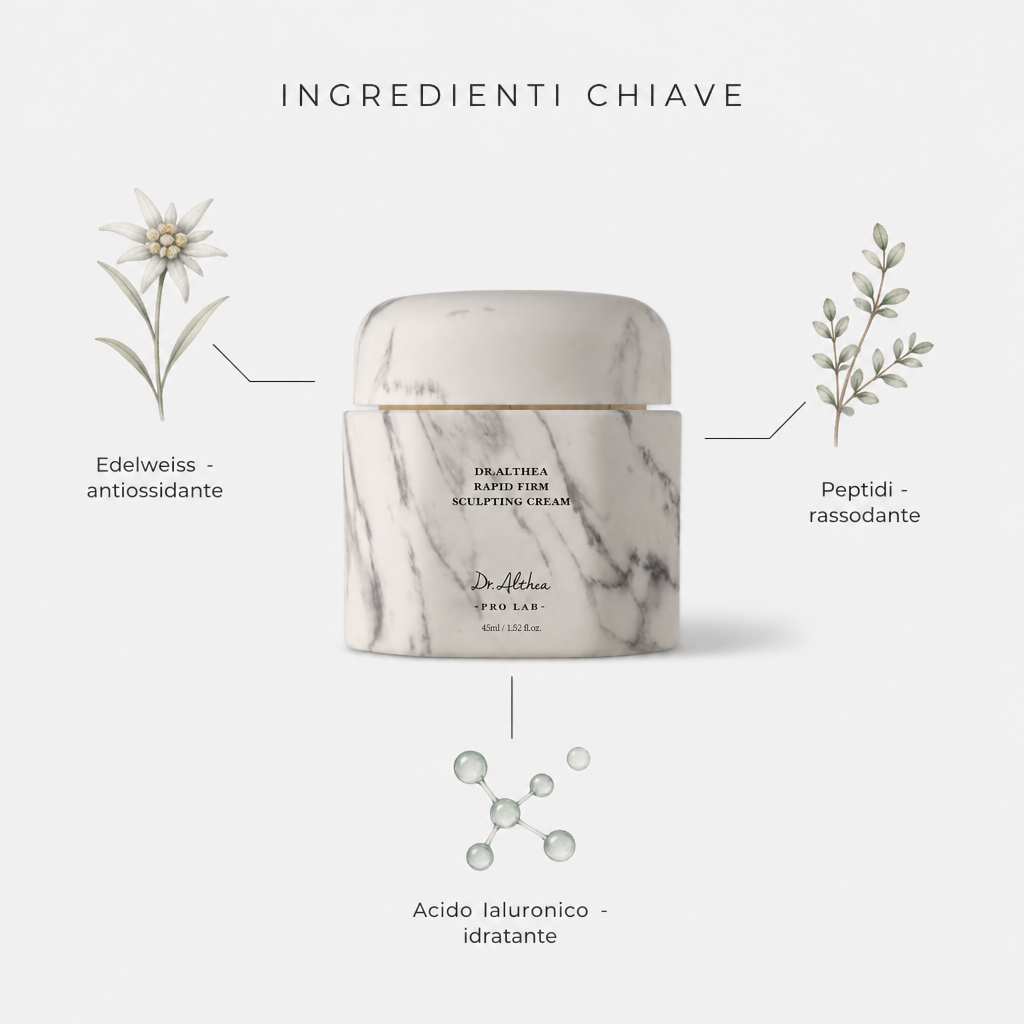 Ingredienti chiave: edelweiss, peptidi, acido ialuronico