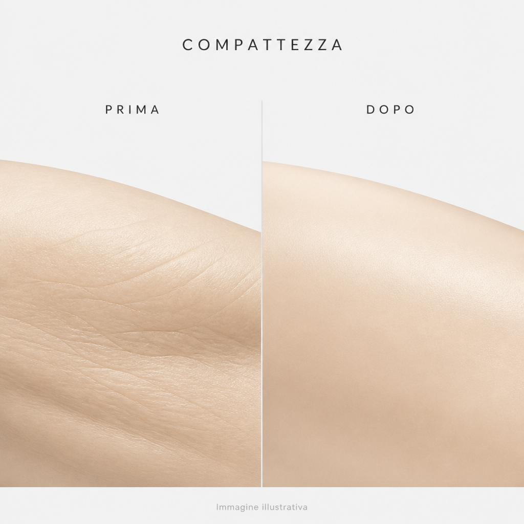Compattezza prima e dopo - immagine illustrativa