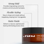 Dr.Fukuj Cera Scultura - Cera Capelli Effetto Opaco 100ml - foto 2