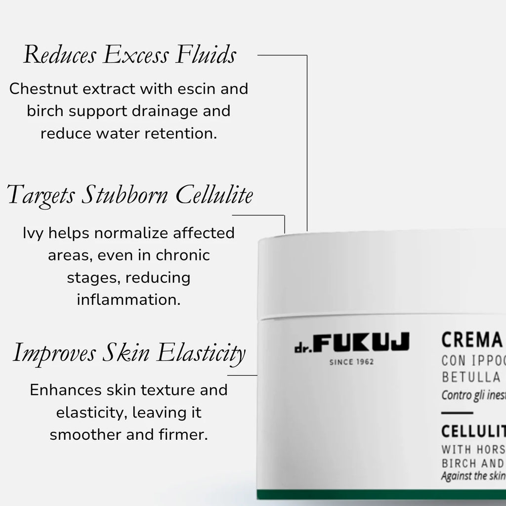 Dr.Fukuj Crema Cellulite - Crema Drenante 250ml - foto 2
