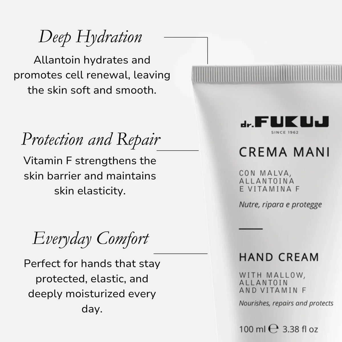 Dr.Fukuj Crema Mani - Idratante Protettiva 100ml - foto 3