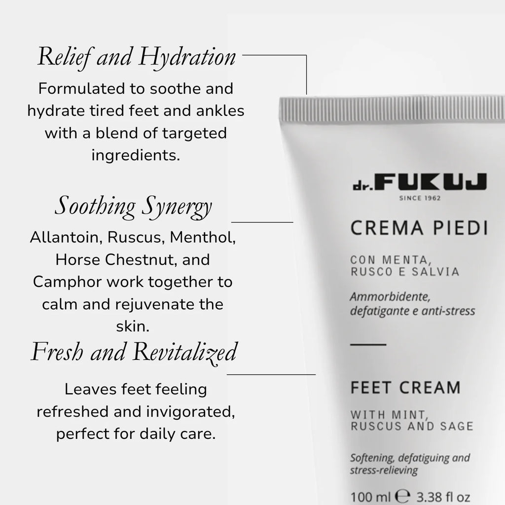 Dr.Fukuj Crema Piedi - Crema Rinfrescante 100ml - foto 3