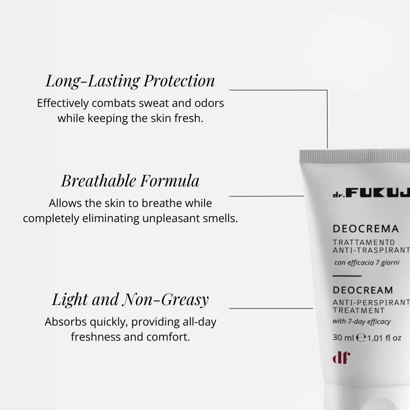 Dr.Fukuj Deocrema - Deodorante in Crema 30ml - foto 2