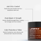Dr.Fukuj Maschera Ristrutturante - Maschera Capelli alla Cheratina 250ml - foto 2