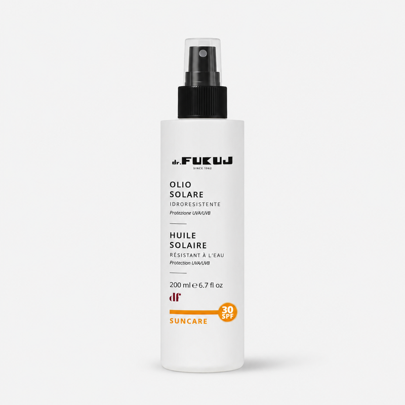 Dr.Fukuj Olio Solare SPF 30 - Spray Solare Resistente all'Acqua 200ml