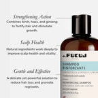Dr.Fukuj Shampoo Rinforzante - Shampoo Capelli Deboli 250ml - foto 2