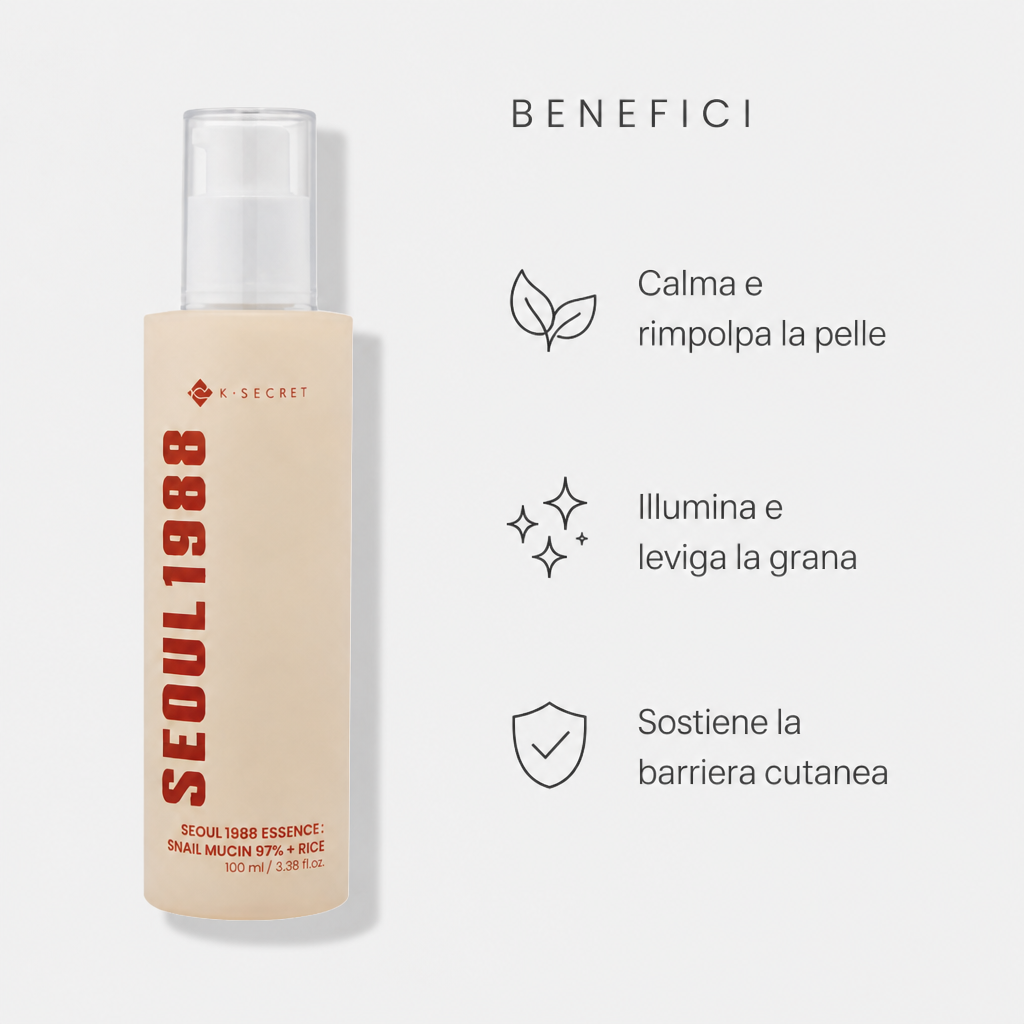 Benefici: calma e rimpolpa, illumina e leviga, sostiene la barriera