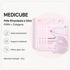 Medicube PDRN Pink Collagen Gel Mask - Maschera Rimpolpante 4 Pezzi da 28g - benefici principali