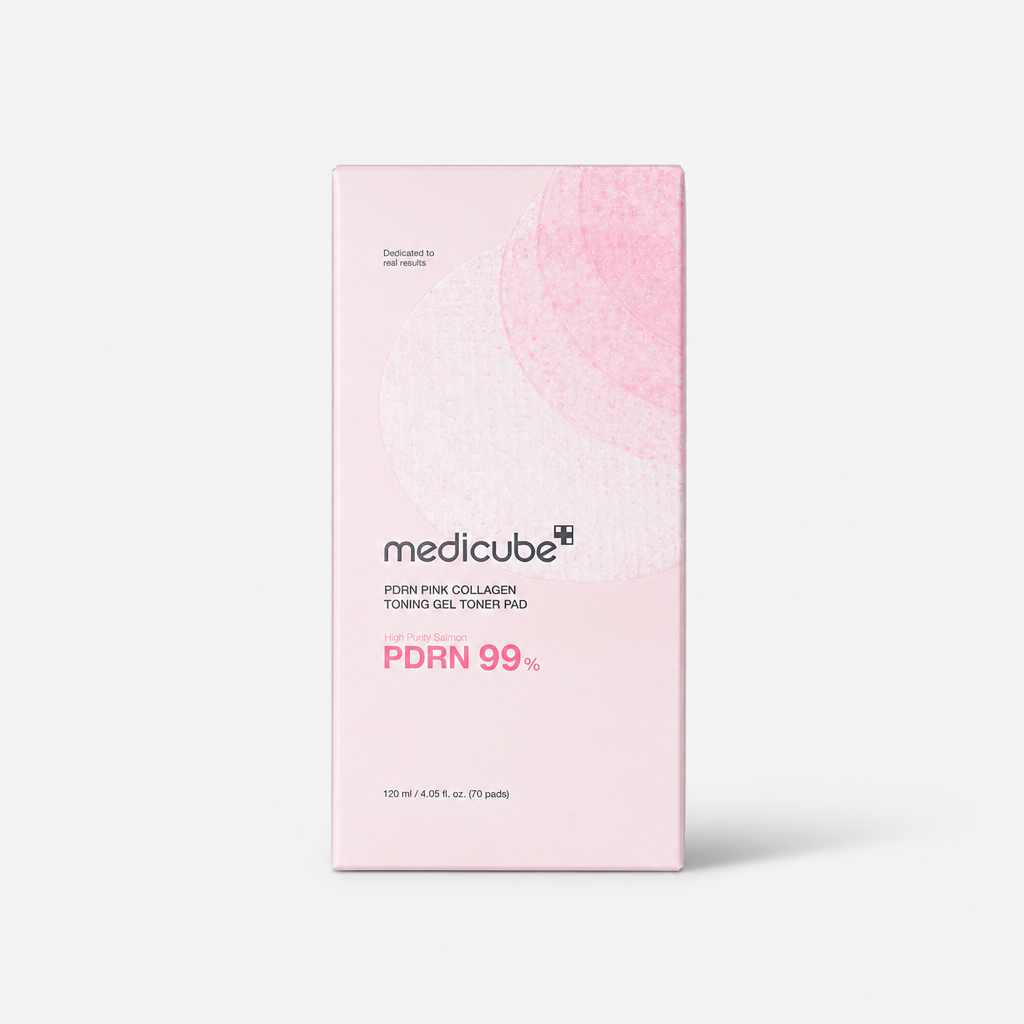 Medicube PDRN Pink Collagen Toning Gel Toner Pad 70 pezzi