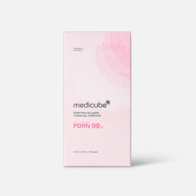 Medicube PDRN Pink Collagen Toning Gel Toner Pad 70 pezzi