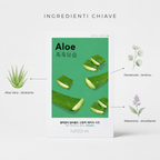 Ingredienti chiave: aloe vera, pantenolo, allantoina
