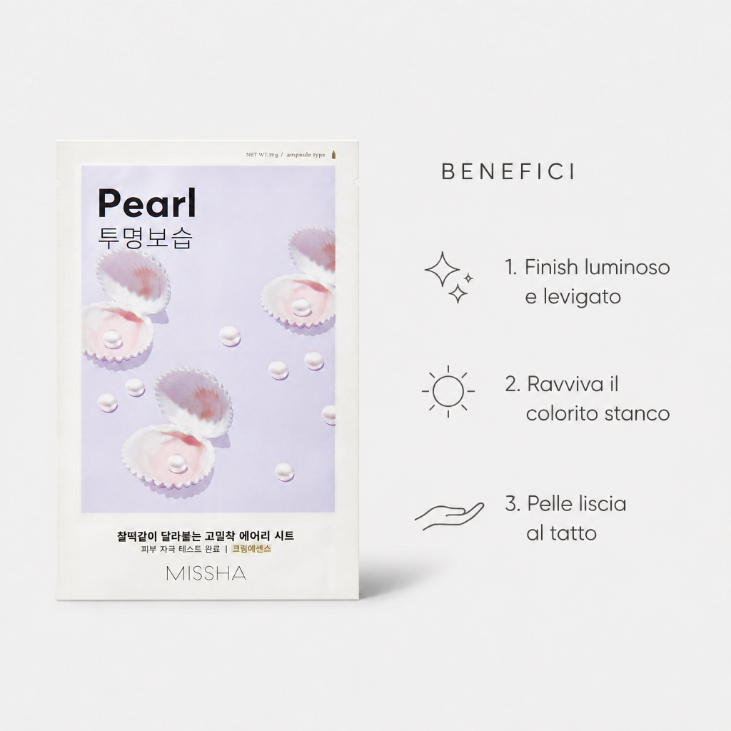 Benefici: finish luminoso e levigato, ravviva il colorito, pelle liscia