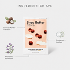 Ingredienti chiave: burro di karité, pantenolo, allantoina