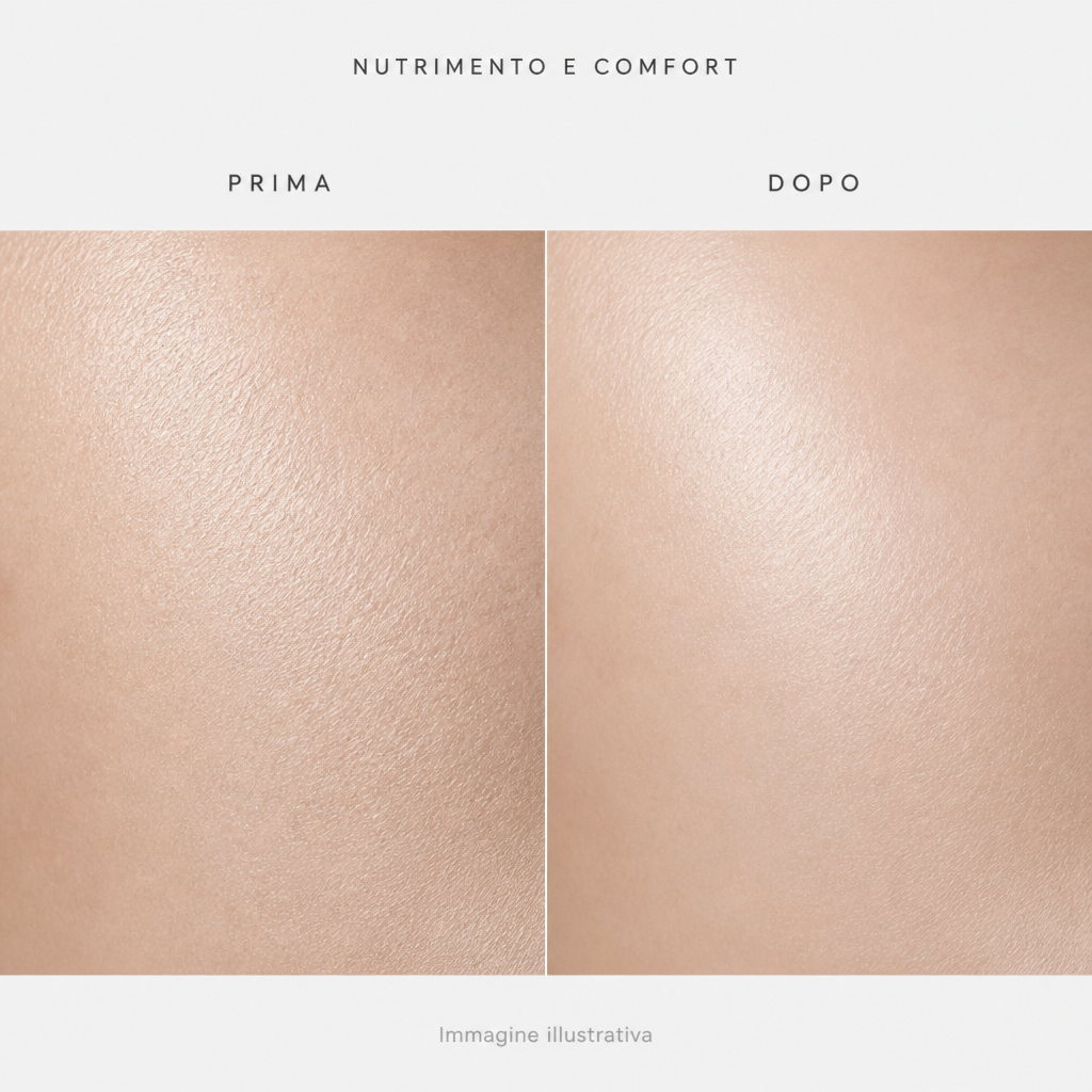 Nutrimento e comfort prima e dopo - immagine illustrativa