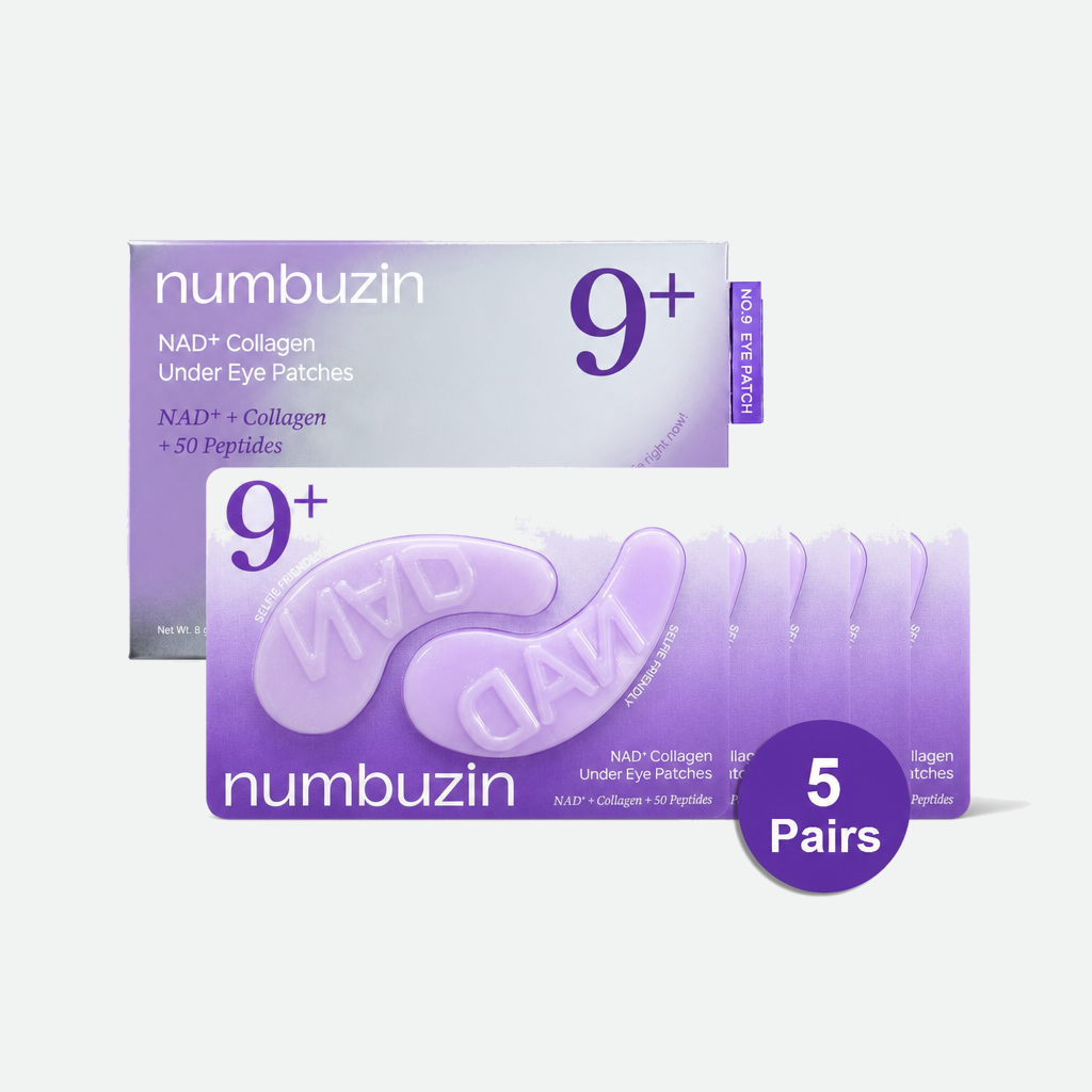 Numbuzin No.9 NAD+ Collagen Under Eye Patches – Patch Occhi al Collagene 5 Paia