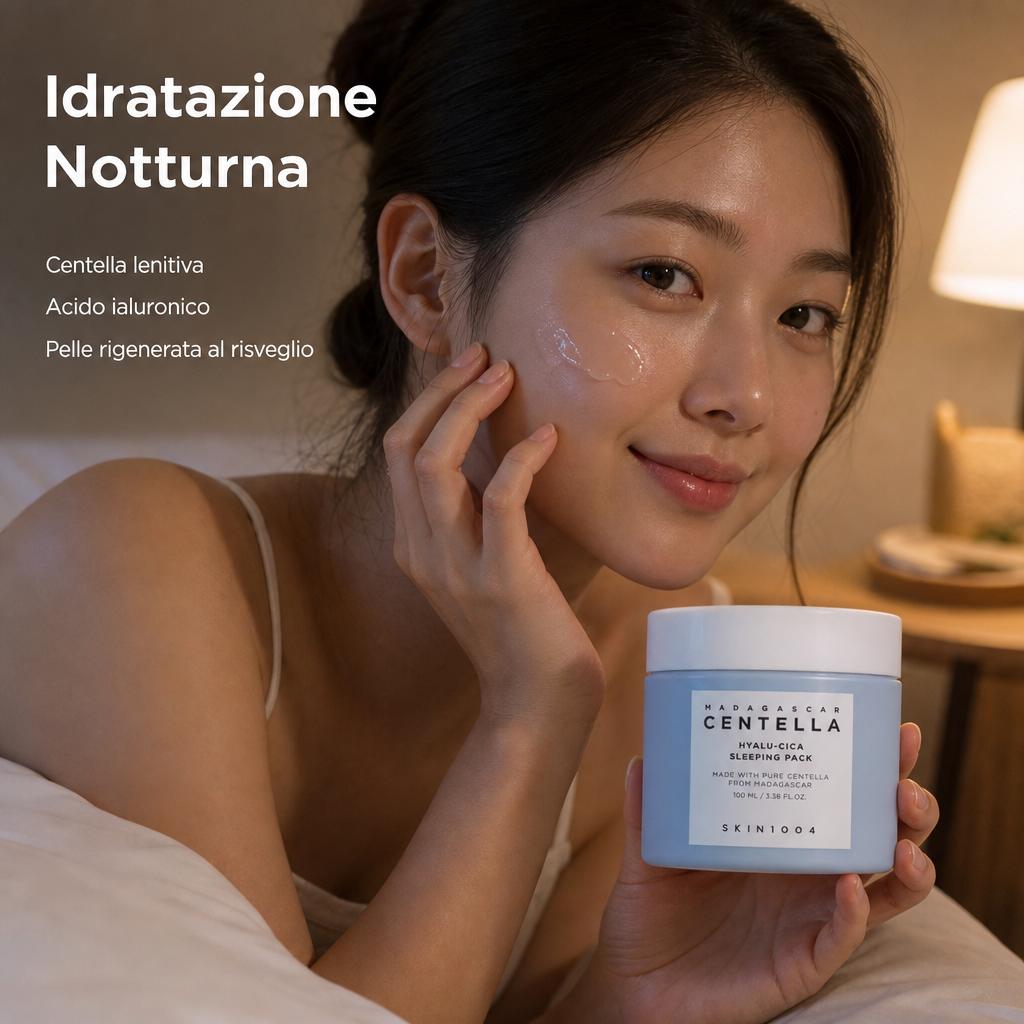 Skin1004 Centella Gel Night Mask - Maschera Notte - immagine lifestyle