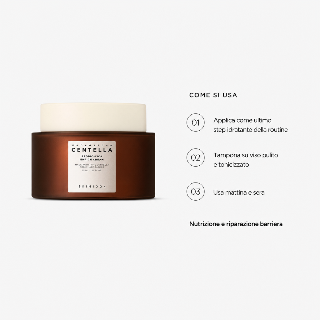 Skin1004 Centella Probio-Cica Cream - Crema Nutriente 50ml - come si usa