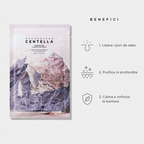 Benefici: libera i pori dal sebo, purifica in profondità, calma e rinforza la barriera