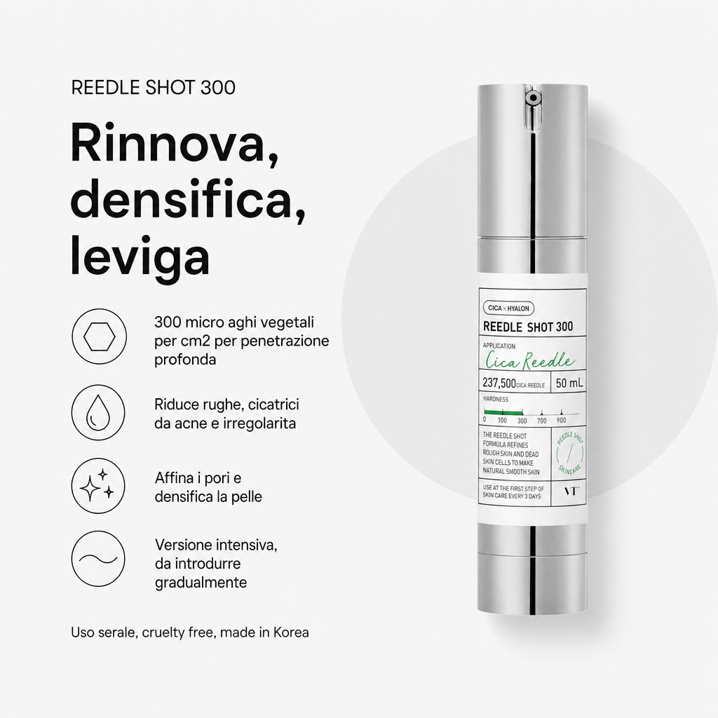 VT Reedle Shot 300 - Booster Intensivo 50ml - benefici principali